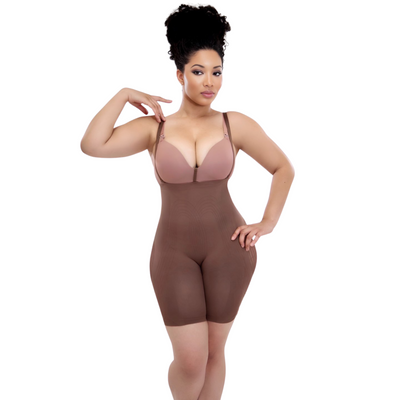 cocoa brown high waisted shaper shorts